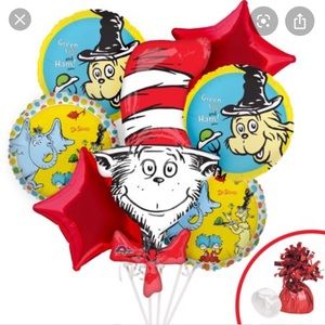 Dr.suess balloons bouquet